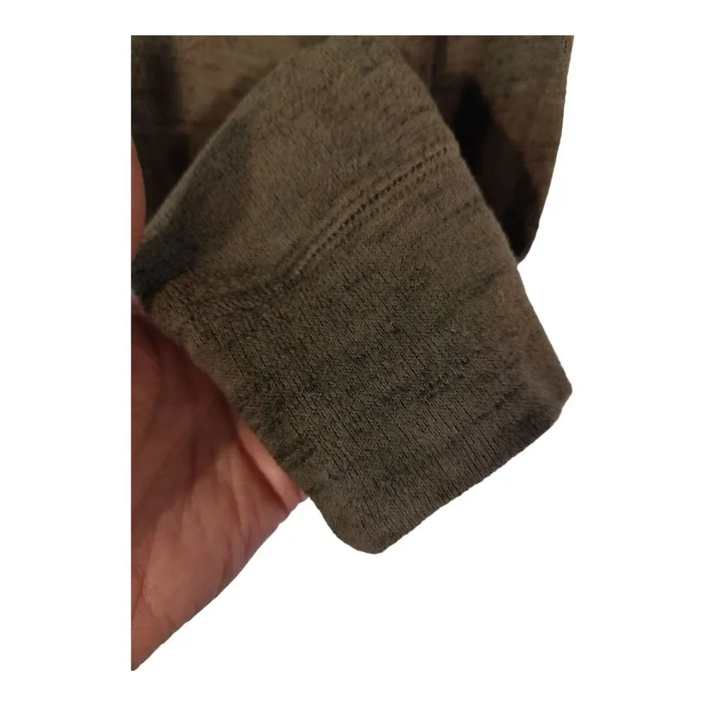 Aerie Women's Sweater Pullover green/Taupe cozy Warm lounge wear  top size XS